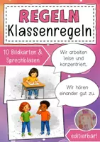 Vorschau - Bildkarten - Klassenregeln - Deckblatt