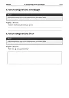 Vorschau - Arbeitsblätter - Arbeitsheft Brüche erweitern und kürzen - Seite 2
