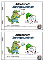 Vorschau - Arbeitsblätter - Zahngesundheit - Mini-Heft HSU (3./4. Klasse) - Deckblatt