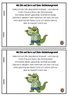 Vorschau - Arbeitsblätter - Zahngesundheit - Mini-Heft HSU (3./4. Klasse) - Seite 1