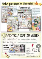 Vorschau - Arbeitsblätter - Morgenkreis Lied - Liedtext Grundschule (& Kita) 2026 - Seite 1