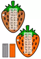 Vorschau - Arbeitsblätter - Erdbeersorten – Division im kleinen Einmaleins | Freiarbeit | 2. Klasse - Seite 3
