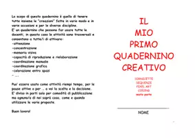 anteprima - Esercizi - quadernino6 - Pagina di copertina