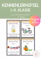 Vorschau - Spiele - Kennenlernspiel neue Klasse / Kennenlernen Schulstart - Deckblatt