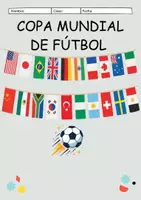 Vorschau - Arbeitsblätter - Fußball WM / Copa mundial - Wortschatzarbeit zur Fußball WM - Deckblatt