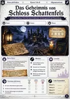 Vorschau - Spiele - Das Geheimnis von Schloss Schattenfels Escape Room Klasse 5 bis 8 letzte Schulwoche Vertretungsstunde - Deckblatt