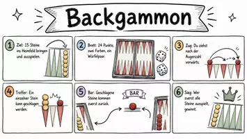Vorschau - Arbeitsblätter - Lernposter + Arbeitsblätter zum Thema "Backgammon" + Lösung & MP3 + Infografik - Seite 2