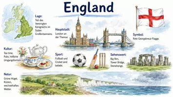 Vorschau - Arbeitsblätter - Arbeitsblätter "England" + Lösung & MP3 + Infografik - Seite 3