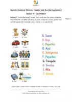 Vorschau - Arbeitsblätter - Spanish Grammar Stations: Género y número (A0) - Seite 2