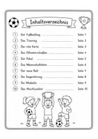 Vorschau - Arbeitsblätter - 1-Minute-Lesen – Thema Fußball für Klasse 1 und 2 - Seite 2