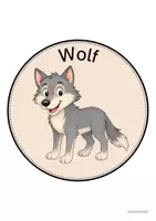 Vorschau - Mal- und Bastelvorlagen - Wolfklasse - Wand- und Türdeko | Klassenraumdekoration (Klassentier) - Seite 3