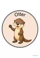 Vorschau - Mal- und Bastelvorlagen - Otterklasse - Wand- und Türdeko | Klassenraumdekoration (Klassentier) - Seite 3