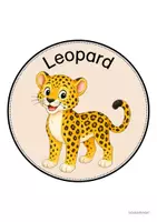 Vorschau - Mal- und Bastelvorlagen - Leopardenklasse - Wand- und Türdeko | Klassenraumdekoration (Klassentier) - Seite 3
