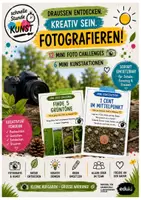 Vorschau - Aufgabenkarten - Schnelle Kunststunde - Draußen MiniAktionen und Challenges - Deckblatt