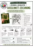 Vorschau - Arbeitsblätter - Schnelle Kunststunde - Draußen Zeichnen und Beobachten - Seite 1