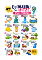 Vorschau - Poster - Überleben bei Hitze – Schuledition - Deckblatt