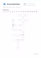 Vorschau - Arbeitsblätter - Kreuzmatherätsel - Addition, Subtraktion - Zahlenraum 1-20 - Seite 3