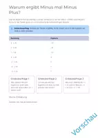 Vorschau - Unterrichtsreihen - Multiplikation und Division negativer Zahlen | Komplettpaket Sek E - Seite 3