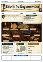 Vorschau - Spiele - Die Zeitreise zur Ritterburg Escape Room Klasse 5 bis 6 Schuljahresende - Seite 2