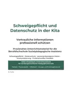 Vorschau - Stundenentwürfe - Schweigepflicht und Datenschutz in der Kita – Praxisnahes Unterrichtsmaterial mit Fachtext, Praxisfall und Lösungen - Seite 1
