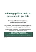 Vorschau - Stundenentwürfe - Schweigepflicht und Datenschutz in der Kita – Praxisnahes Unterrichtsmaterial mit Fachtext, Praxisfall und Lösungen - Deckblatt