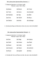 Vorschau - Arbeitsblätter - Nomen Einführung Übung LZK Klasse 2 - Seite 2