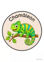 Vorschau - Mal- und Bastelvorlagen - Chamäleonklasse - Wand- und Türdeko | Klassenraumdekoration (Klassentier) - Seite 3