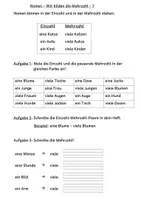 Vorschau - Arbeitsblätter - Wortarten Klasse 2 Nomen Verben Adjektive - Deckblatt