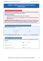 Vorschau - Arbeitsblätter - Gleichungen lösen: Alle Verfahren sicher anwenden (Sekundarstufe & Abitur) - Seite 1