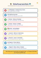 Vorschau - Arbeitsblätter - Ferienheft Sommer Volksschule Mathe, Deutsch, Englisch Grundlagen - Seite 2
