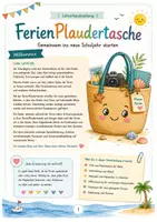 Vorschau - Unterrichtsreihen - FerienPlaudertasche – Materialpaket zum Schulstart nach den Sommerferien | Erzählen, Zuhören & Sprachförderung | Klasse 1–4 - Seite 1