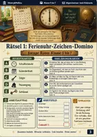 Vorschau - Spiele - Die gestoppte Schulferienuhr Escape Room Klasse 5 bis 7 letzte Schulwoche - Seite 2