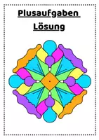 Vorschau - Arbeitsblätter - Rechenmandalas - Rechnen & Ausmalen bis 20 mit ZÜ - Seite 2