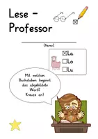 Vorschau - Arbeitsblätter - Lese-Professor, 3 Heftchen zum Lesenüben im Anfangsunterricht - Seite 2
