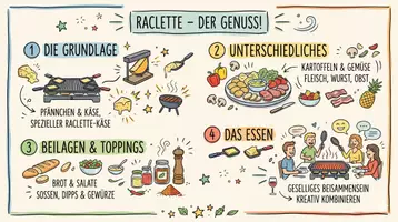 Vorschau - Arbeitsblätter - Arbeitsblätter zum Thema "Raclette" + Lösung & MP3 + Infografik - Seite 1