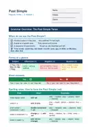 Vorschau - Arbeitsblätter - Past Simple Regular Verbs – Übungspaket für die 2. Klasse Mittelschule - Seite 1