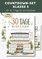 Vorschau - Arbeitsblätter - Countdown Klasse 5 Set | 30 14 7 Tage bis zur 5. Klasse | Übergang weiterführende Schule - Deckblatt