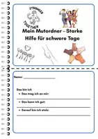 Vorschau - Stundenentwürfe - Mein Mutordner – Hilfe und Mut bei Mobbing, Ausgrenzung und Schulangst | Klasse 1–4 - Seite 1