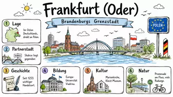 Vorschau - Arbeitsblätter - Arbeitsblätter "Frankfurt (Oder)" + Lösung & MP3 + Infografik - Seite 1