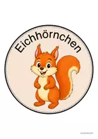 Vorschau - Mal- und Bastelvorlagen - Eichhörnchenklasse - Wand- und Türdeko | Klassenraumdekoration (Klassentier) - Seite 3