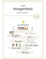 Vorschau - Anderer Materialtyp - Moderationskarten Morgenkreis Klasse 1/2 - Deckblatt