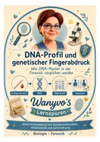 Vorschau - Arbeitsblätter - Wanyvo´s Lernspuren DNA Profil 2 - Deckblatt