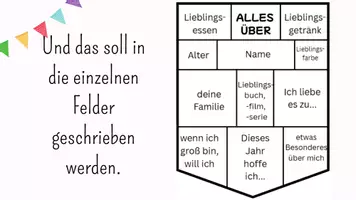 Vorschau - Mal- und Bastelvorlagen - Klassenwimpelkette zum Kennenlernen und als Dekoration - Seite 2