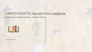 anteprima - Presentazioni / Lavagne - L' antico Egitto 2: fasi storiche e religione - Pagina di copertina