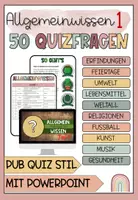 Vorschau - Spiele - Quiz Allgemeinwissen - 50 Quizfragen (überarbeitet) - Deckblatt