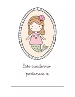 Vista previa - Manualidades / Dibujos para colorear - Cuaderno para colorear SIRENAS | Infantil 3-7 años - página 1