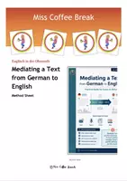 Vorschau - Arbeitsblätter - Mediating a text / Mediation (Method Sheet / EF - Q1 -Q2) - Deckblatt