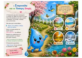 Προεπισκόπηση - Διαδραστικό υλικό - 💧 Η Σταγονούλα και οι 4 Εποχές | Εκπαιδευτικό Υλικό για το Νηπιαγωγείο - Σελίδα 2