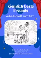 Vorschau - Stundenentwürfe - Ziemlich Beste Freunde - Arbeitsblatt zum Film - Deckblatt