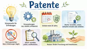 Vorschau - Arbeitsblätter - Arbeitsblätter zum Thema "Patent" + Lösung & MP3 + Infografik - Seite 3